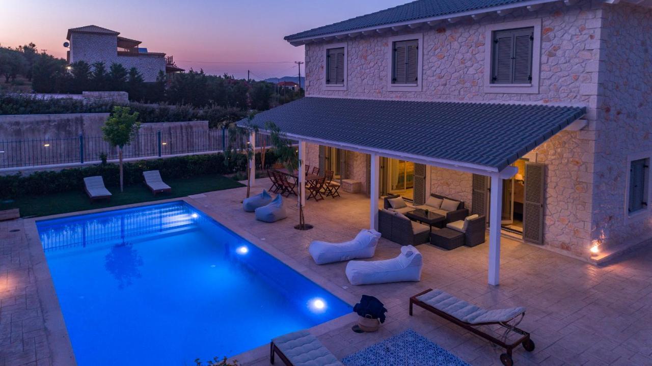 Zante Soleil - High-End Stone Villa With Swimming Pool Lagopodhon المظهر الخارجي الصورة